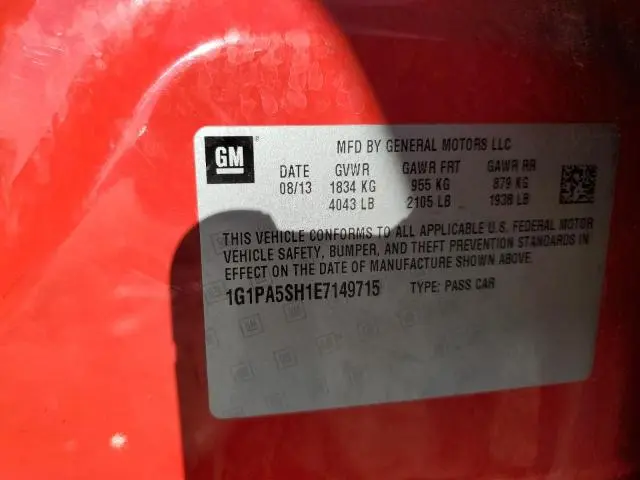 2014 CHEVROLET CRUZE LS  