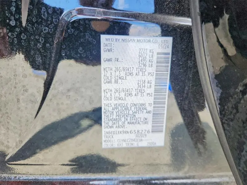 2024 NISSAN FRONTIER SV  