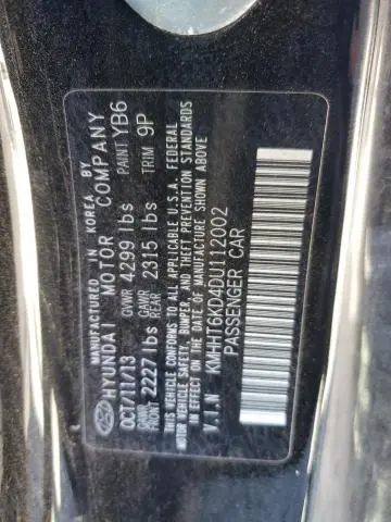 2013 HYUNDAI GENESIS COUPE 2.0T  