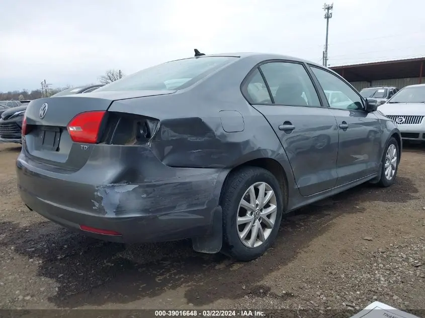2012 VOLKSWAGEN JETTA 2.0L TDI