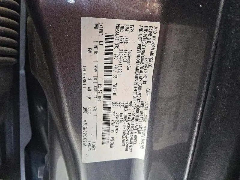 2014 FORD FOCUS SE  