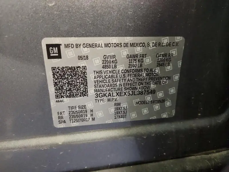 2018 GMC TERRAIN DENALI  