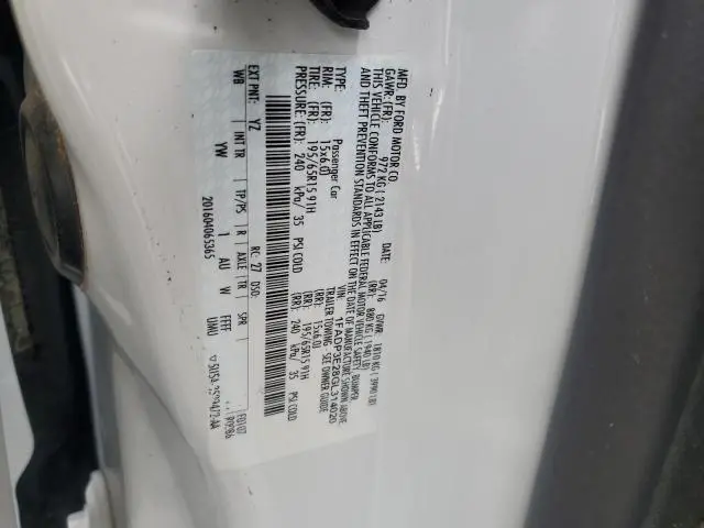 2016 FORD FOCUS S  