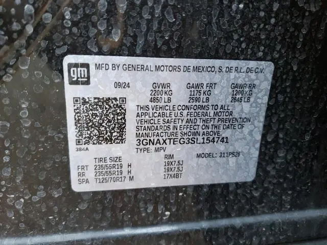 2025 CHEVROLET EQUINOX RS  