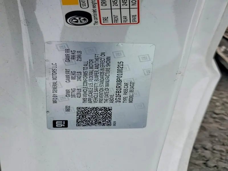 2023 CHEVROLET CAMARO LS  