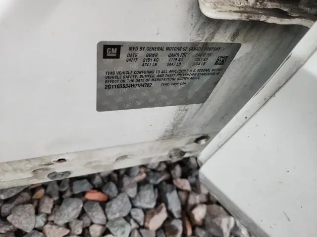 2017 CHEVROLET IMPALA LT  