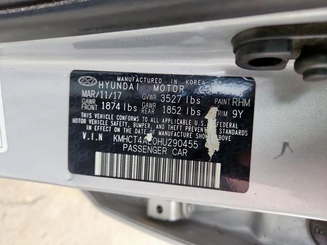 2017 HYUNDAI ACCENT SE  