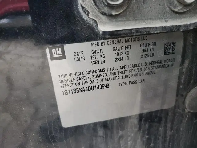 2013 CHEVROLET MALIBU LS  