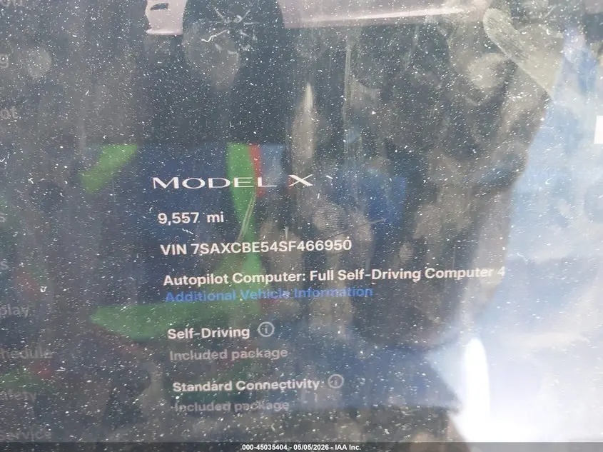 2025 TESLA MODEL X LONG RANGE