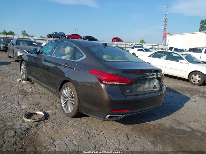 2017 GENESIS G80 3.8