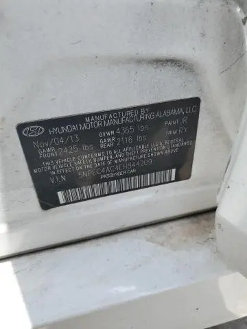 2014 HYUNDAI SONATA SE
