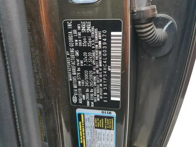 2020 KIA TELLURIDE SX  