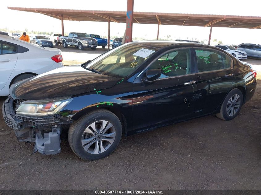 2015 HONDA ACCORD LX