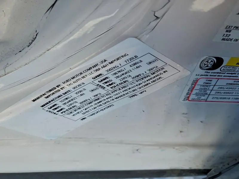 2018 FORD EXPEDITION MAX LIMITED  