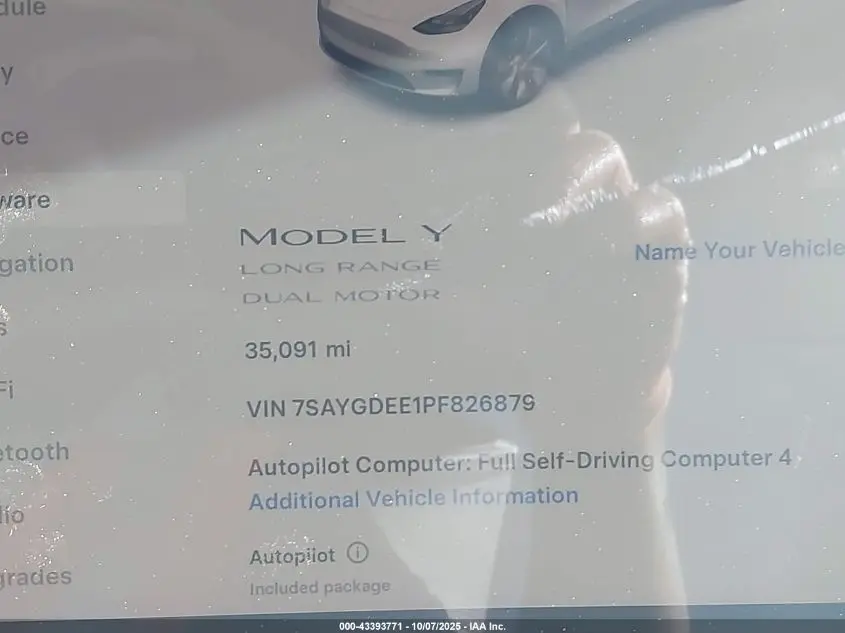 2023 TESLA MODEL Y AWD/LONG RANGE DUAL MOTOR ALL-WHEEL DRIVE