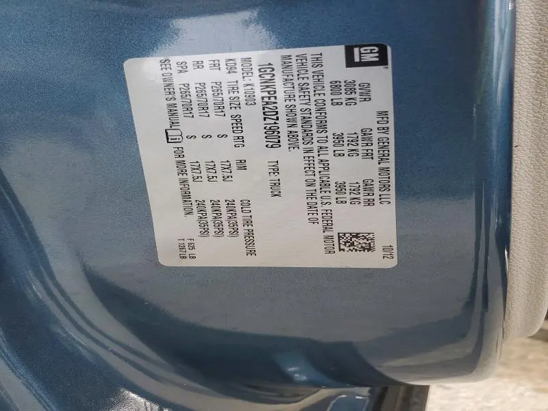 2013 CHEVROLET SILVERADO K1500  