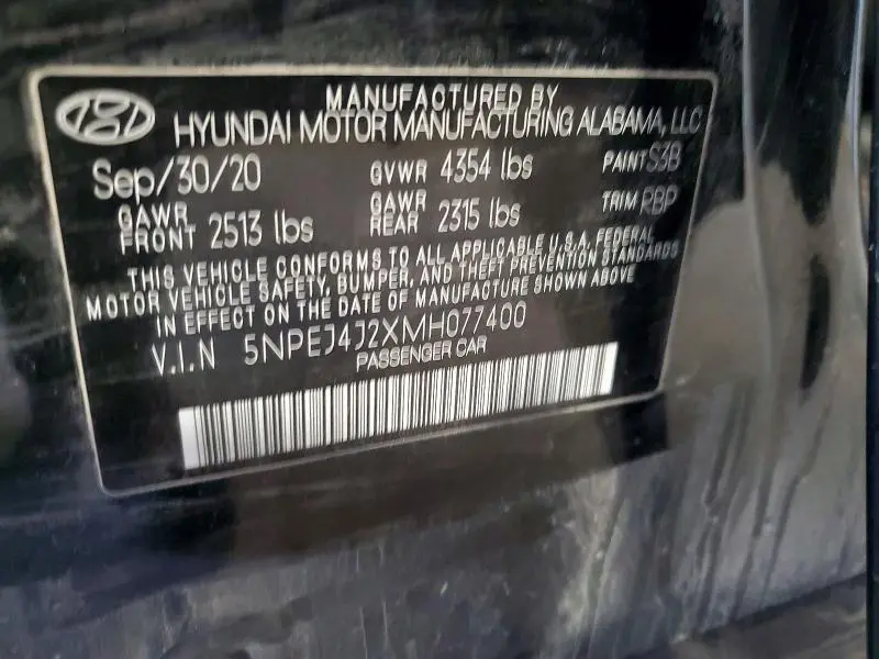 2021 HYUNDAI SONATA SEL PLUS  