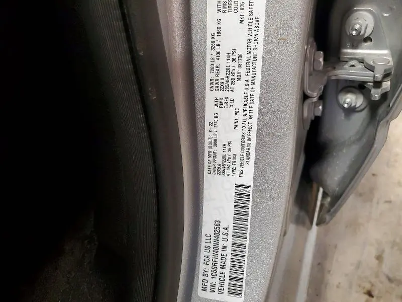 2022 RAM 1500 LIMITED  