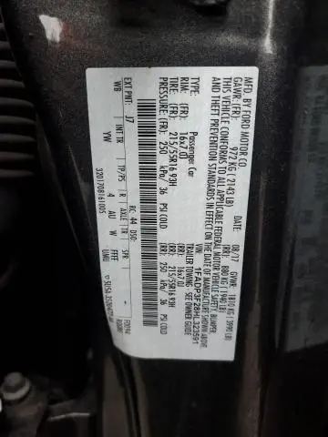 2017 FORD FOCUS SE  