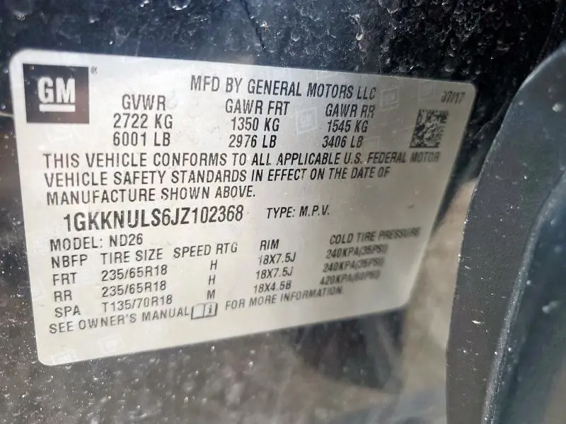 2018 GMC ACADIA SLT-1  