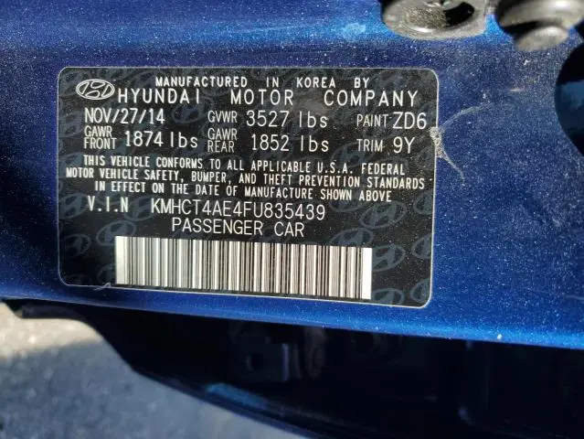 2015 HYUNDAI ACCENT GLS  