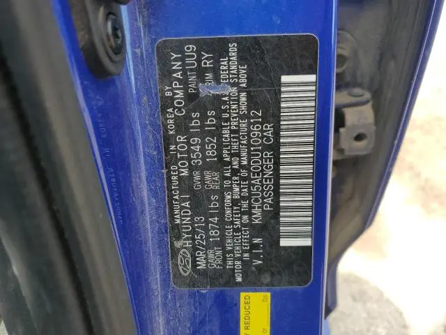 2013 HYUNDAI ACCENT GLS  