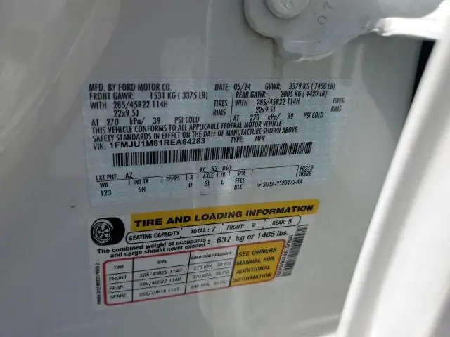 2024 FORD EXPEDITION PLATINUM  