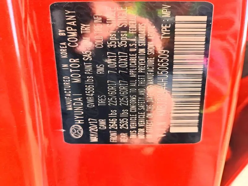 2017 HYUNDAI TUCSON SE  