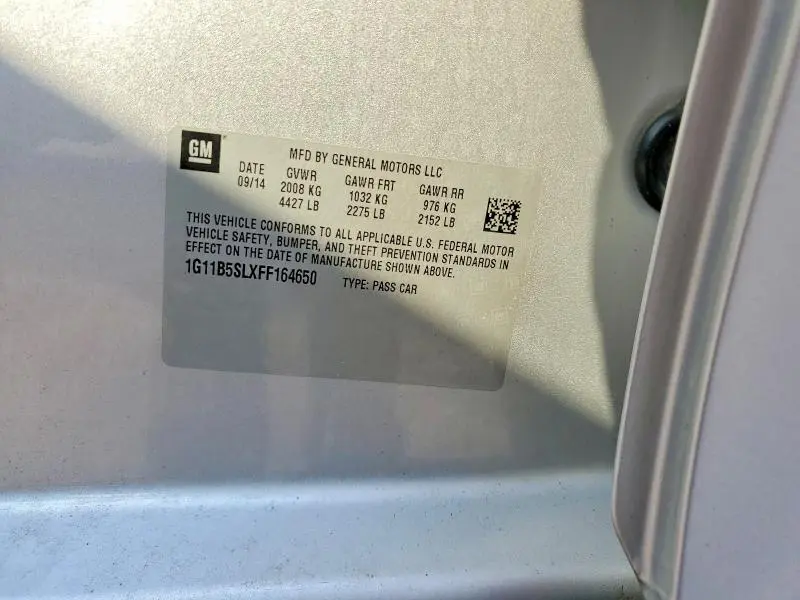 2015 CHEVROLET MALIBU LS  