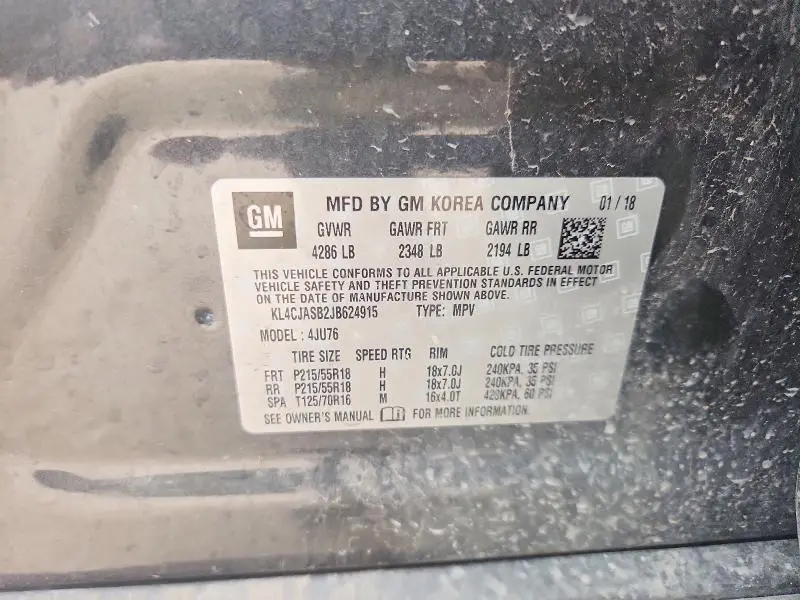 2018 BUICK ENCORE PREFERRED  