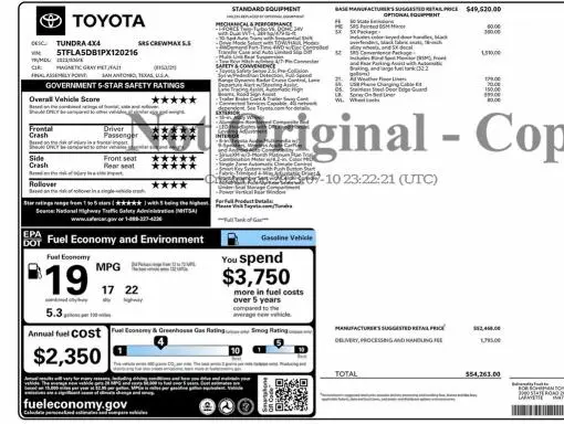 2023 TOYOTA TUNDRA SR5  