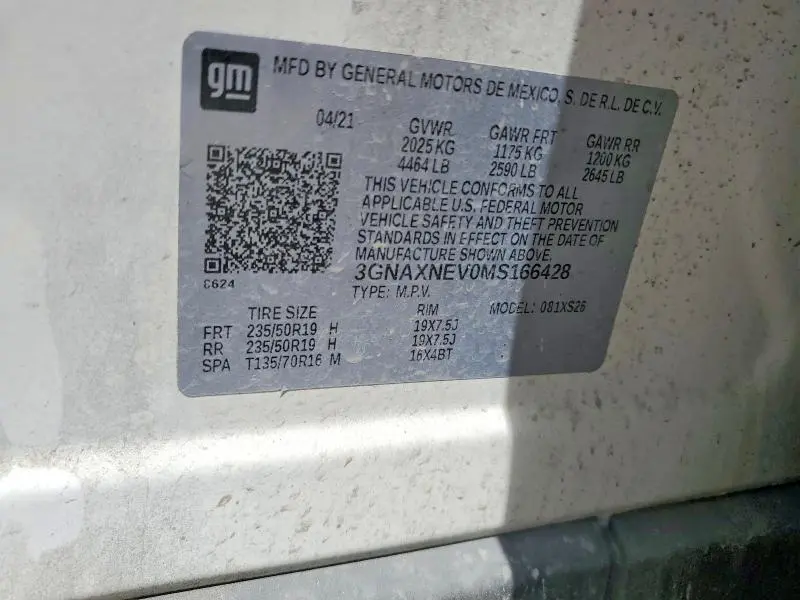 2021 CHEVROLET EQUINOX PREMIER  
