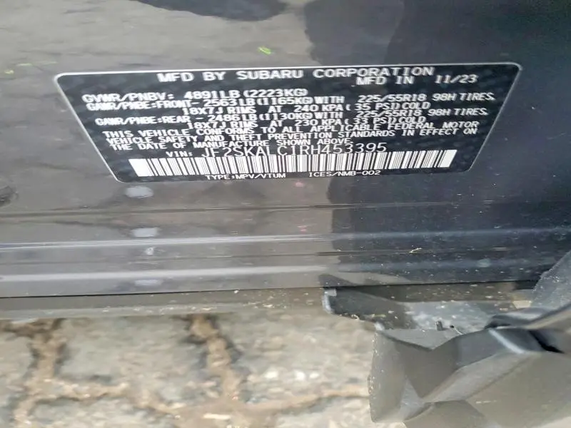 2024 SUBARU FORESTER LIMITED  