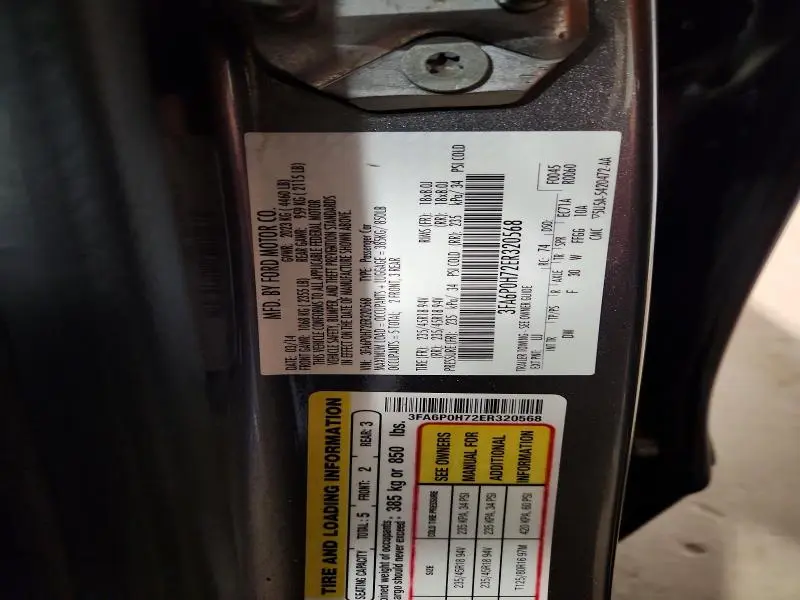 2014 FORD FUSION SE  