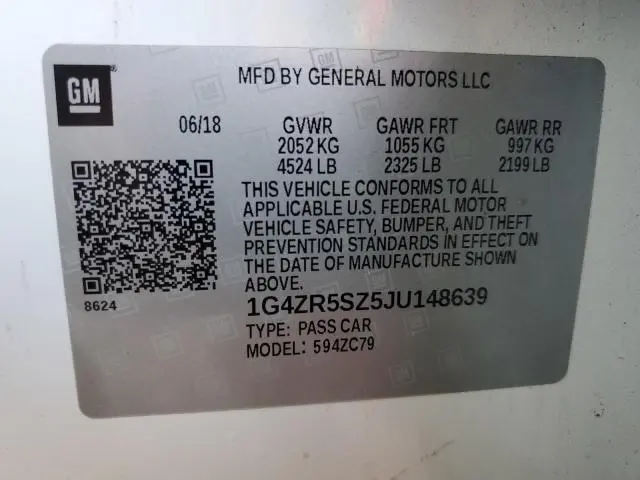 2018 BUICK LACROSSE PREMIUM  