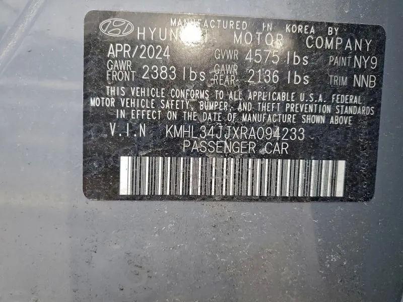 2024 HYUNDAI SONATA HYBRID  