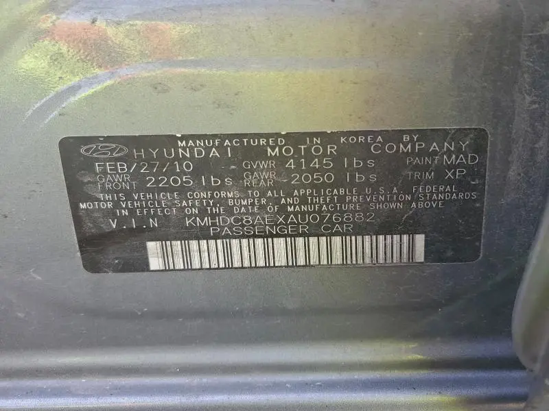 2010 HYUNDAI ELANTRA TOURING GLS  