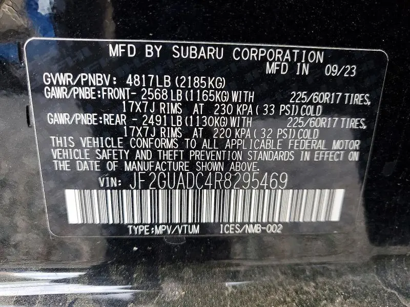 2024 SUBARU CROSSTREK PREMIUM  