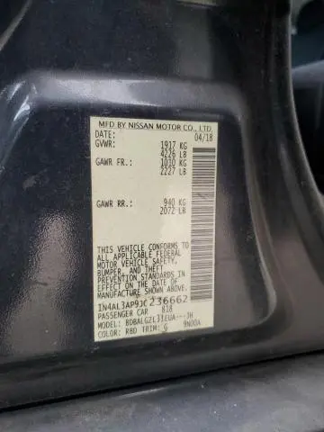 2018 NISSAN ALTIMA 2.5