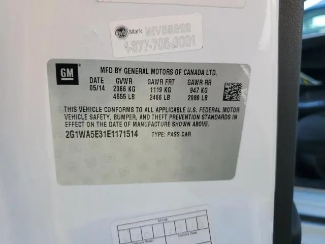 2014 CHEVROLET IMPALA LIMITED LS  