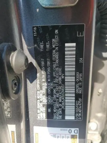 2016 TOYOTA 4RUNNER SR5/SR5 PREMIUM  