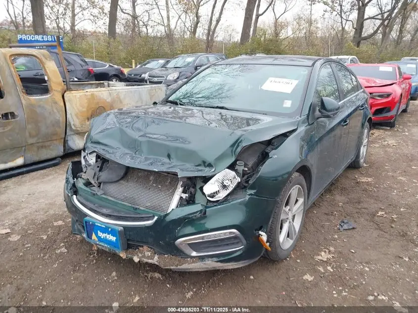 2015 CHEVROLET CRUZE 2LT AUTO