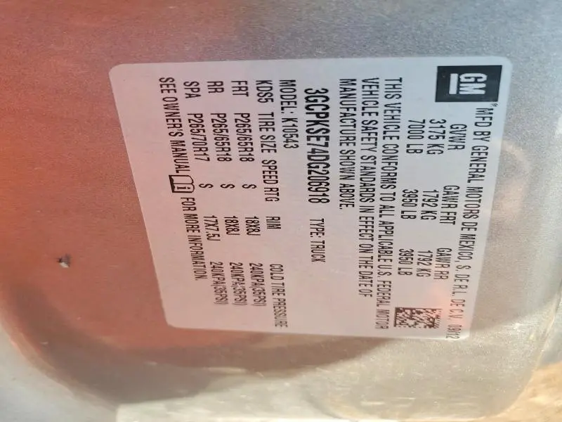 2013 CHEVROLET SILVERADO K1500 LT  