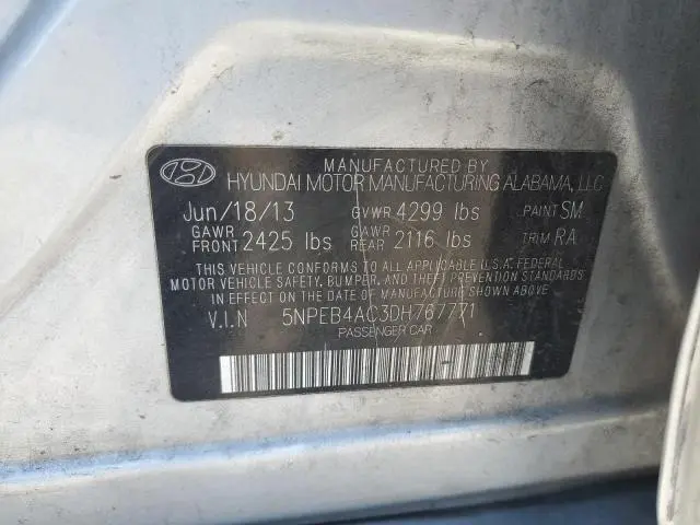 2013 HYUNDAI SONATA GLS  