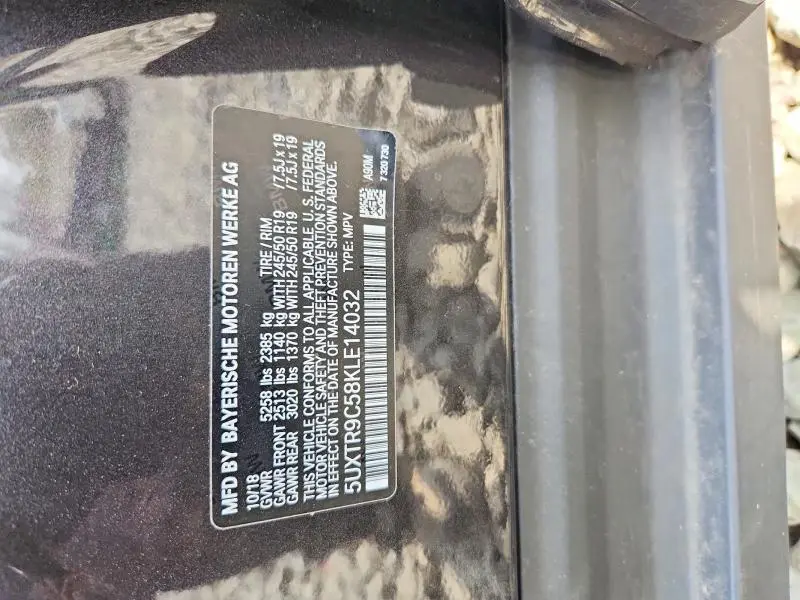 2019 BMW X3 XDRIVE30I  