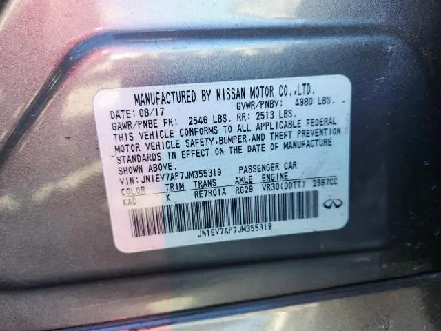 2018 INFINITI Q50 LUXE  