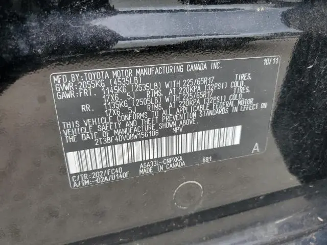 2011 TOYOTA RAV4