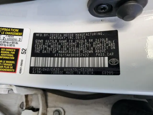 2024 TOYOTA CAMRY SE NIGHT SHADE  