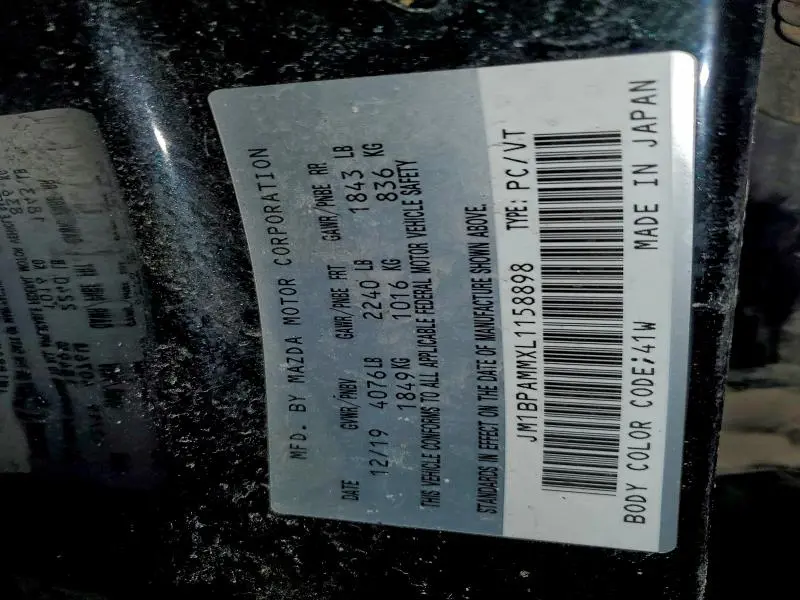 2020 MAZDA 3 PREFERRED  