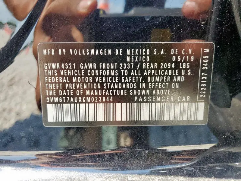 2019 VOLKSWAGEN GTI S  